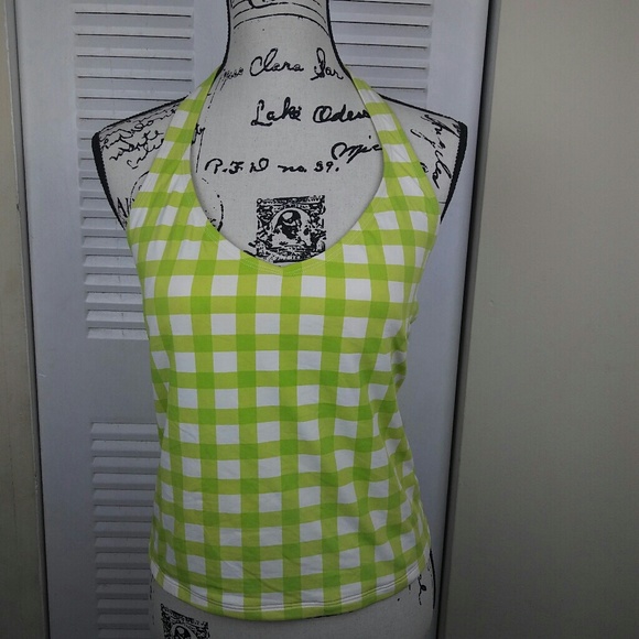 Lilly Pulitzer Other - Lilly Pulitzer Gingham Swim Top SZ 10
